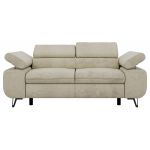 Sofa PETER 2 - kremowy, welwet