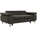 Sofa PETER 2 - ciemnoszary, welwet
