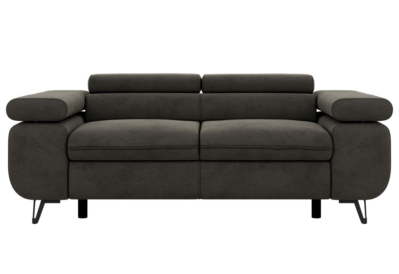 Sofa PETER 2 - ciemnoszary, welwet