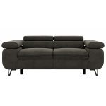 Sofa PETER 2 - ciemnoszary, welwet