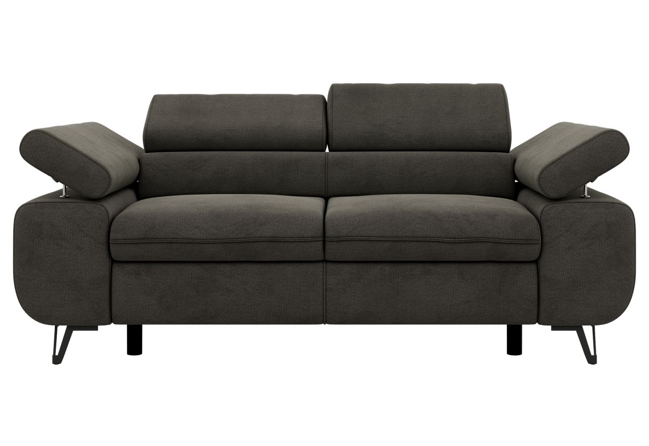 Sofa PETER 2 - ciemnoszary, welwet