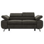 Sofa PETER 2 - ciemnoszary, welwet