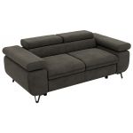 Sofa PETER 2 - ciemnoszary, welwet