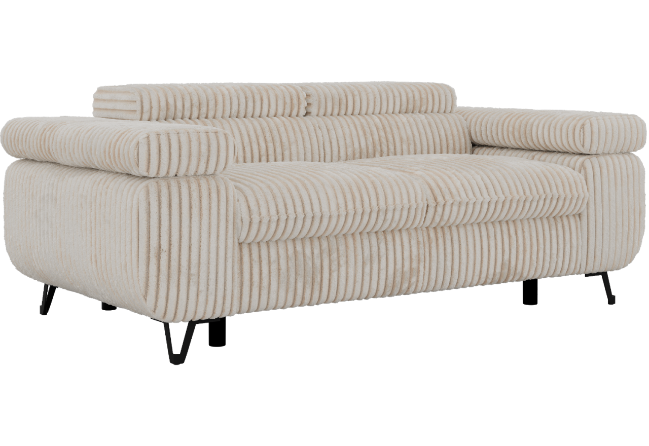 Sofa PETER 2 - beżowy, sztruks