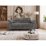 Sofa PETER 2 - szary, sztruks