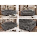 Sofa PETER 2 - szary, sztruks