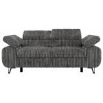 Sofa PETER 2 - szary, sztruks