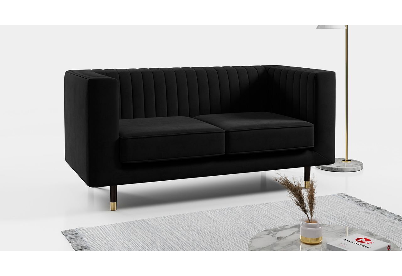 Wolnostojąca sofa dwuosobowa w modnym stylu na wysokich nóżkach - ELMO / Kronos 7