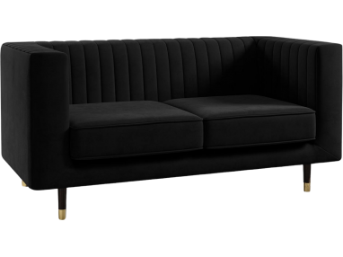 Wolnostojąca sofa dwuosobowa w modnym stylu na wysokich nóżkach - ELMO / Kronos 27132