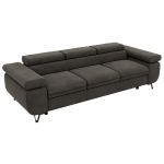 Sofa PETER 3 - ciemnoszary, welwet