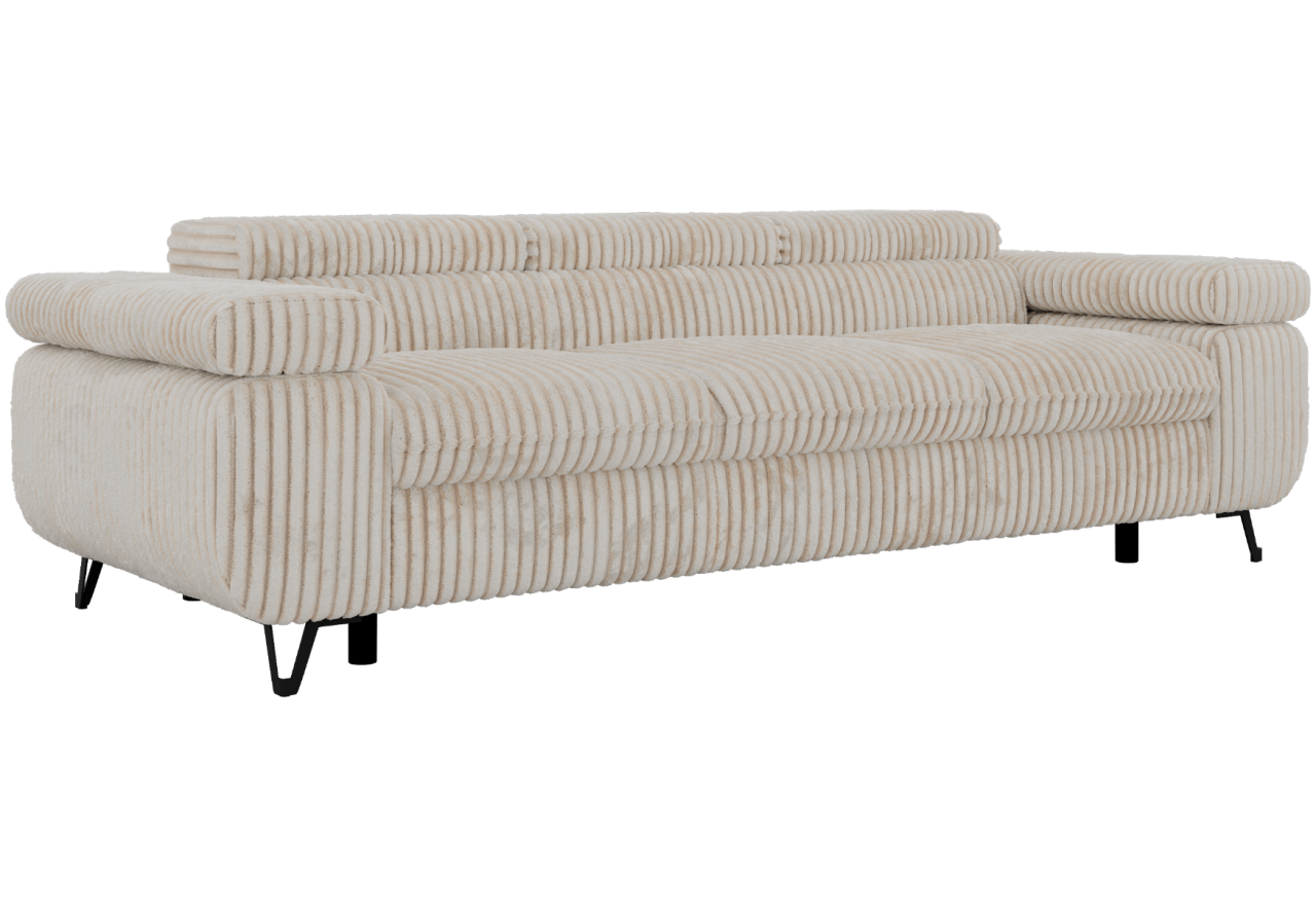 Sofa PETER 3 - beżowy, sztruks