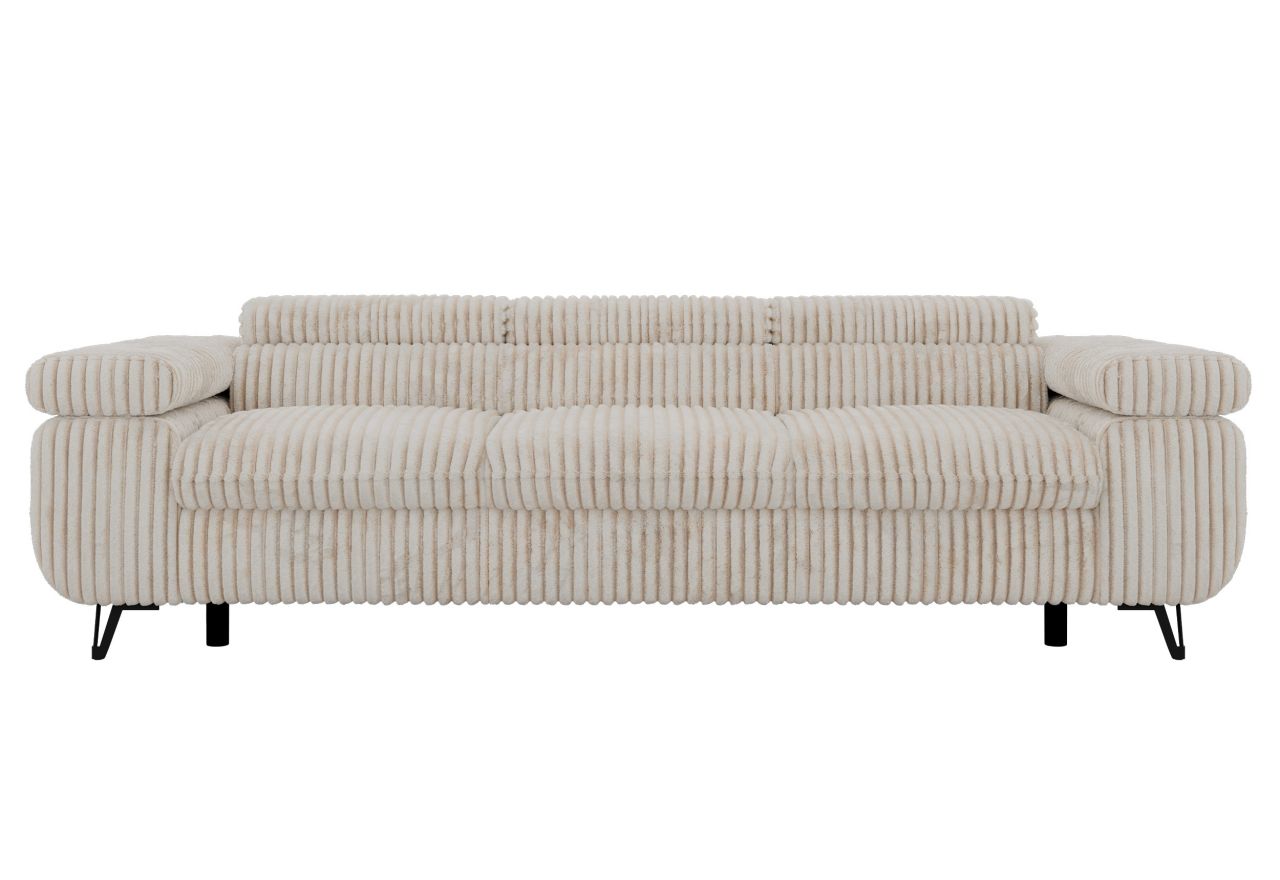 Sofa PETER 3 - beżowy, sztruks