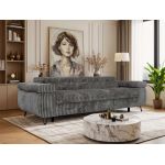 Sofa PETER 3 - szary, sztruks