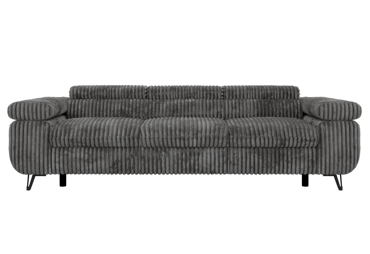 Sofa PETER 3 - szary, sztruks