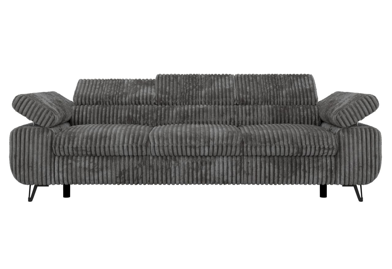 Sofa PETER 3 - szary, sztruks