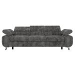 Sofa PETER 3 - szary, sztruks
