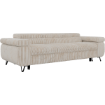 Sofa PETER 3 - funkcja spania - beżowy, sztruks