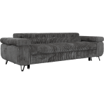 Sofa PETER 3 - funkcja spania - szary, sztruks