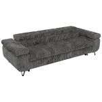Sofa PETER 3 - funkcja spania - szary, sztruks
