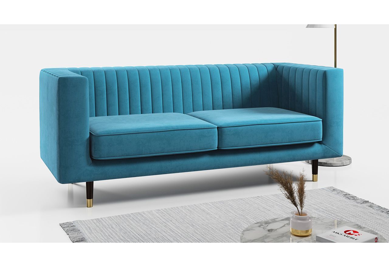Trzyosobowa kanapa wolnostojąca w nowoczesnym stylu do salonu i pokoju dziennego - ELMO / Kronos 13