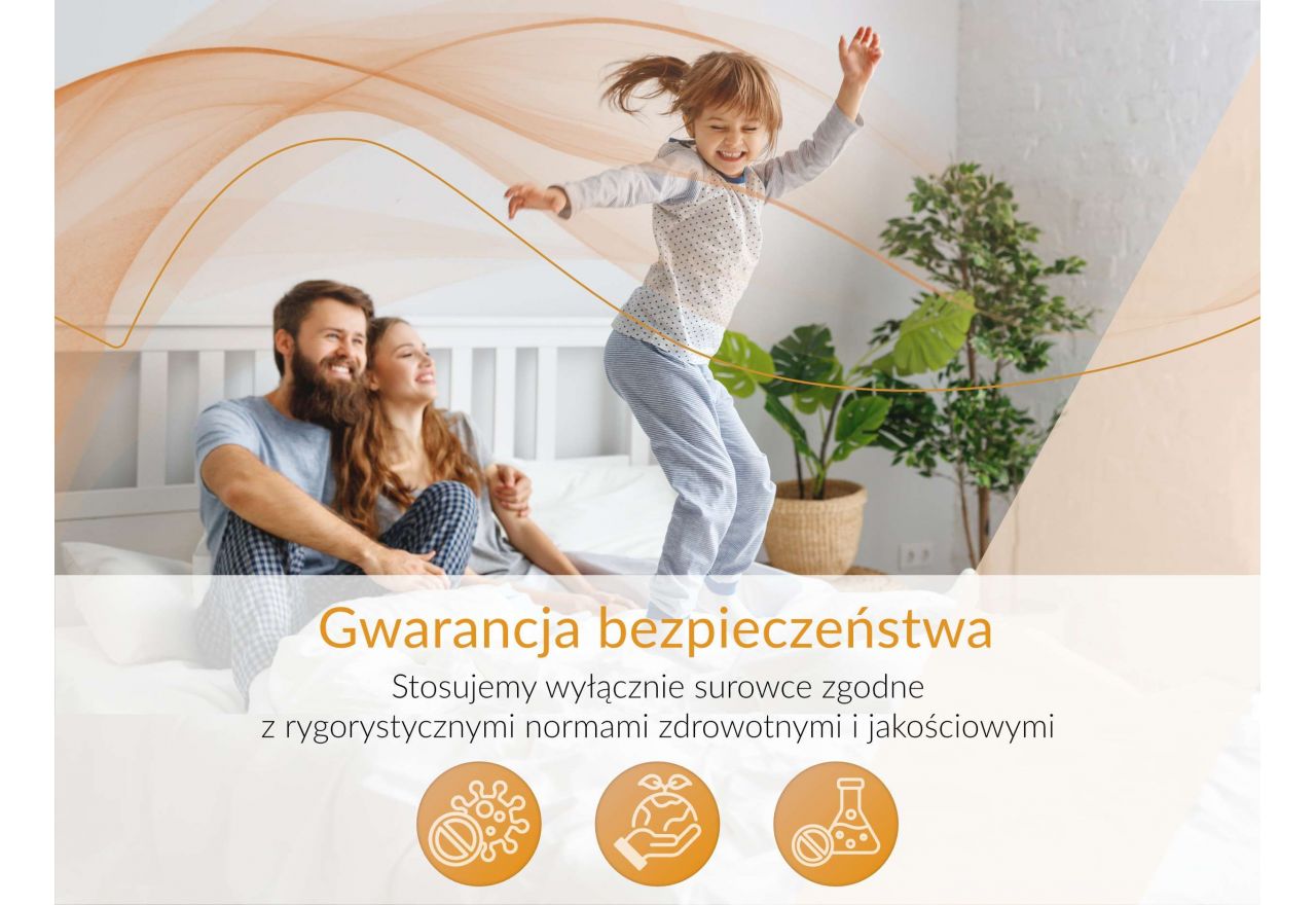 Materac multipocket ELORI 200x200 cm - H3/H4 - pokrowiec LUX - OUTLET