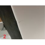 Łóżko kontynentalne MIREN DUO 200x200 - Soft 17 - biała ekoskóra - OUTLETU