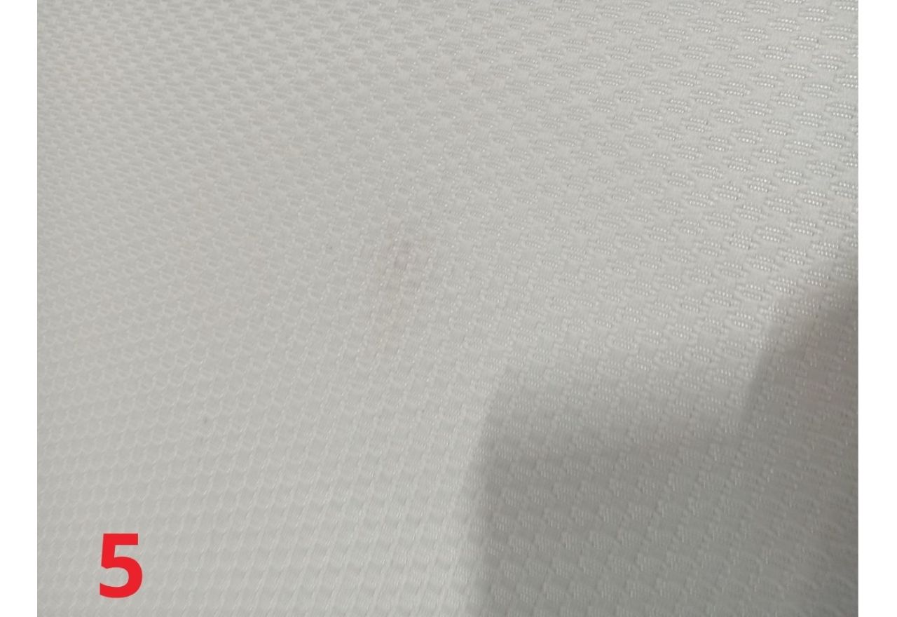 Łóżko kontynentalne MIREN DUO 200x200 - Soft 17 - biała ekoskóra - OUTLETU