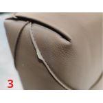 Łóżko kontynentalne MIREN DUO 200x200 - Soft 34 - brązowa ekoskóra - OUTLETU