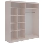 Szafa przesuwna SKORIA 200 cm - kaszmir z lustrem