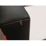 Łóżko kontynentalne LUKA KING 200x200 - Soft 20 - grafitowa ekoskóra - OUTLETU