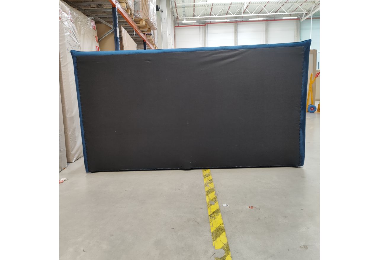 Łóżko kontynentalne PREMIUM 11 200x200 - Monolith 77 - niebieski - OUTLETU
