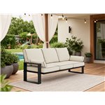 Metalowa sofa ogrodowa ELBA S3 - beżowy