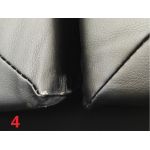 Łóżko kontynentalne ALBERO 2 KING DUO 200x200 - Soft 11 - czarna ekoskóra - OUTLETU