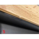 Łóżko kontynentalne ALBERO 2 KING DUO 200x200 - Soft 11 - czarna ekoskóra - OUTLETU
