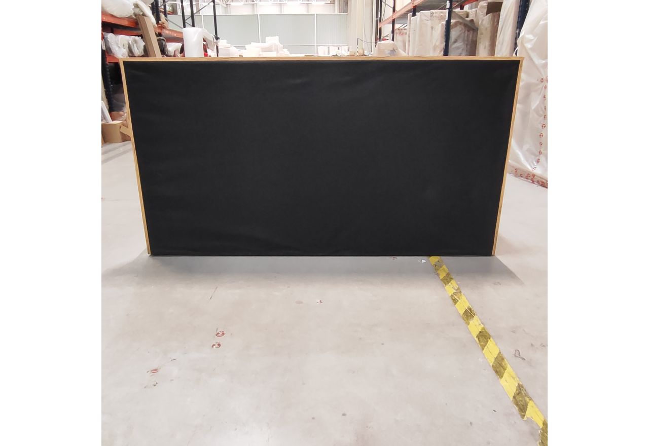 Łóżko kontynentalne ALBERO 2 KING DUO 200x200 - Soft 11 - czarna ekoskóra - OUTLETU