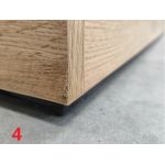 Łóżko kontynentalne ALBERO 2 120x200 - Matana 05 - ciemny szary - OUTLETU