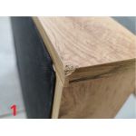 Łóżko kontynentalne ALBERO 2 120x200 - Matana 05 - ciemny szary - OUTLETU