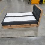 Łóżko kontynentalne ALBERO 2 120x200 - Matana 05 - ciemny szary - OUTLETU