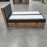 Łóżko kontynentalne ALBERO 2 120x200 - Matana 05 - ciemny szary - OUTLETU