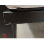 Metalowy fotel ogrodowy ELBA S1 - szary - OUTLETU