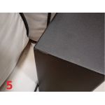 Metalowy fotel ogrodowy ELBA S1 - szary - OUTLETU