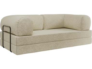 Sofa Orsetto - kremowy, struktura