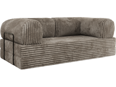 Sofa Orsetto - jasnobrązowy, sztruks