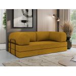 Sofa Orsetto - pomarańczowy, wąski sztruks
