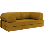 Sofa Orsetto - pomarańczowy, wąski sztruks