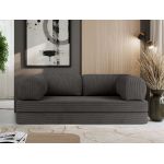 Sofa Orsetto - ciemnoszary, wąski sztruks