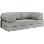 Sofa Orsetto - jasnoszary, wąski sztruks