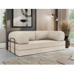 Sofa Orsetto - beżowy, wąski sztruks