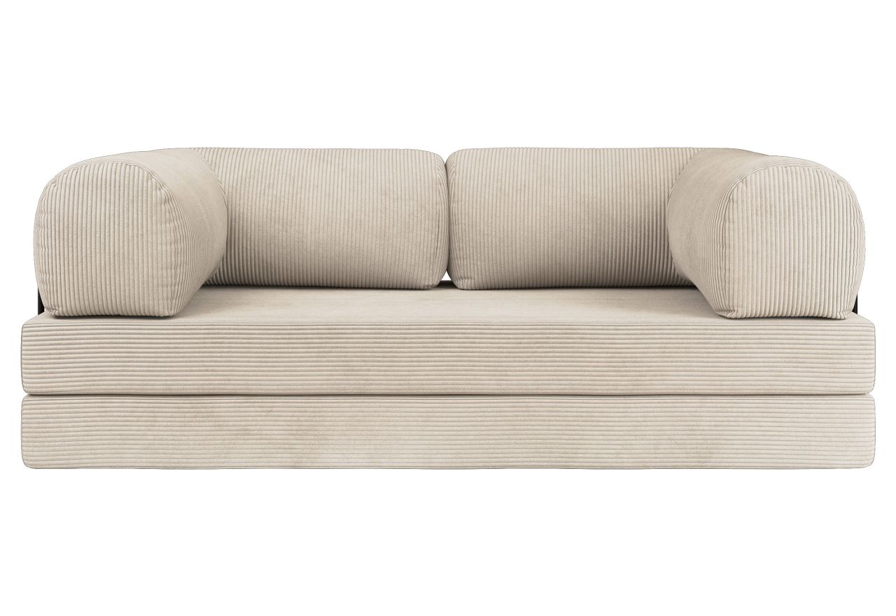 Sofa Orsetto - beżowy, wąski sztruks