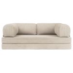 Sofa Orsetto - beżowy, wąski sztruks